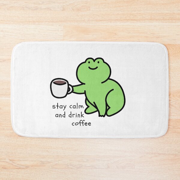Item preview, Morning Brew Frog designed and sold by Aminesnip.