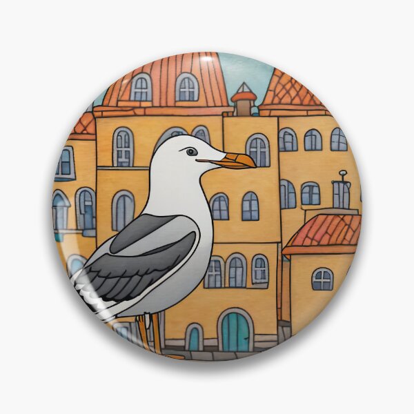 Item preview, Seagull wearing a hoodie sitting in the lotus position meditating designed and sold by Colin Bentham.