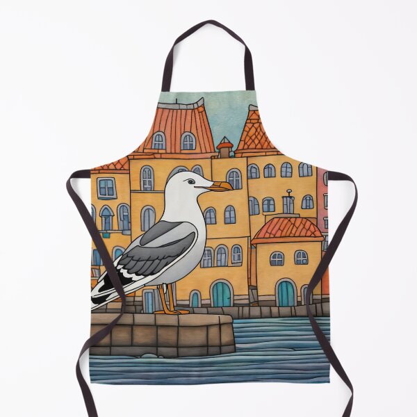 Item preview, Seagull wearing a hoodie sitting in the lotus position meditating designed and sold by Colin Bentham.
