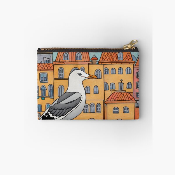 Item preview, Seagull wearing a hoodie sitting in the lotus position meditating designed and sold by Colin Bentham.