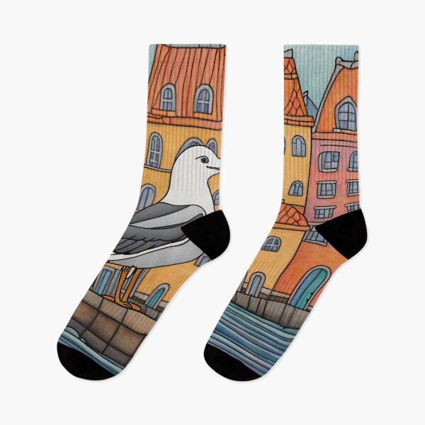 Item preview, Seagull wearing a hoodie sitting in the lotus position meditating designed and sold by Colin Bentham.