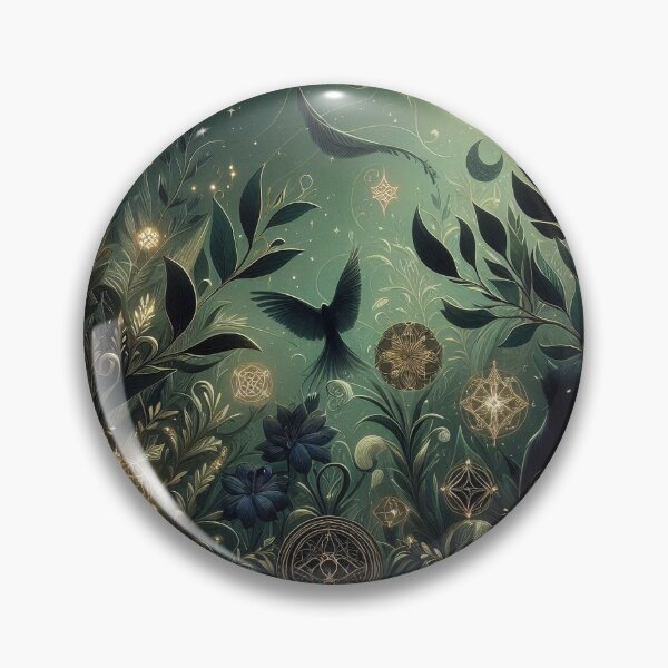 Item preview, Mystical Botanical Vision — Esoteric Nature Glow designed and sold by Roberta Calabrese.