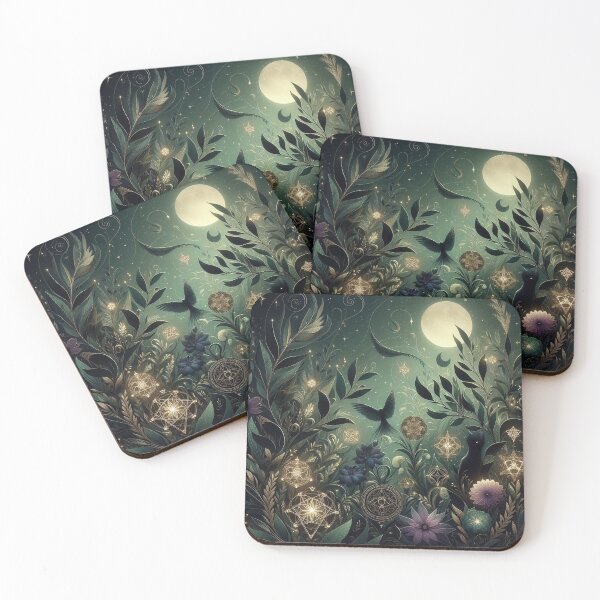 Item preview, Mystical Botanical Vision — Esoteric Nature Glow designed and sold by Roberta Calabrese.