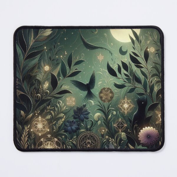 Item preview, Mystical Botanical Vision — Esoteric Nature Glow designed and sold by Roberta Calabrese.