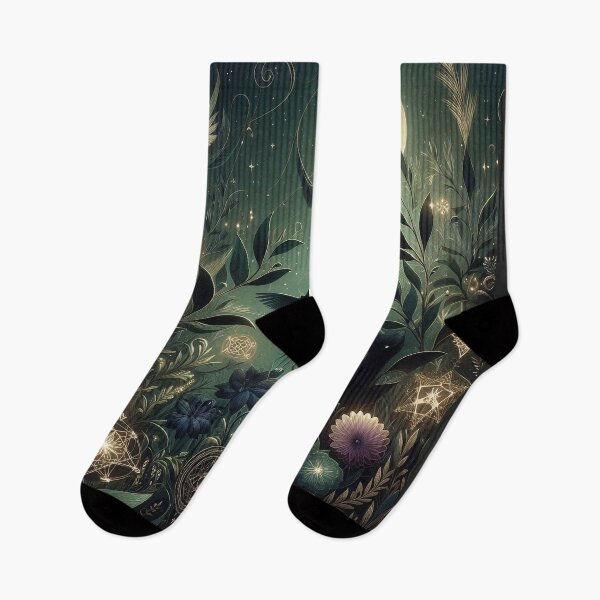 Item preview, Mystical Botanical Vision — Esoteric Nature Glow designed and sold by Roberta Calabrese.