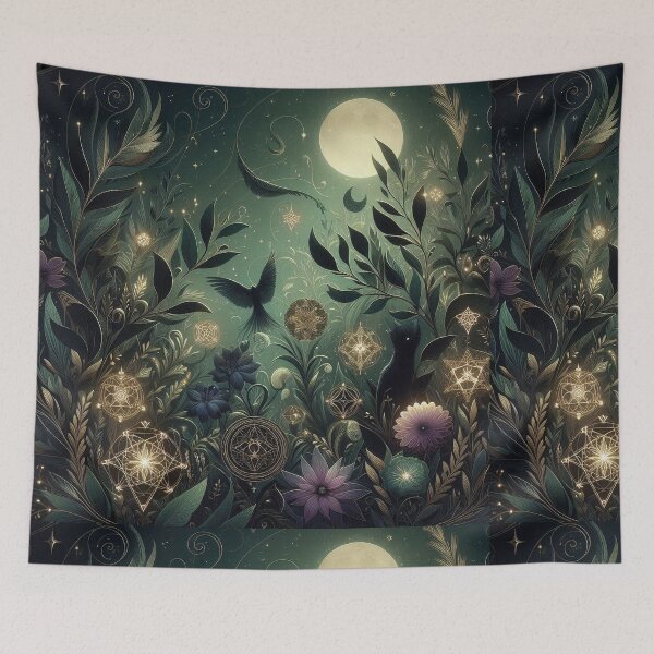 Item preview, Mystical Botanical Vision — Esoteric Nature Glow designed and sold by Roberta Calabrese.