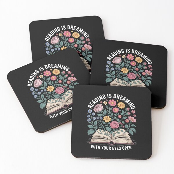 Item preview, Reading Is Dreaming With Your Eyes Open Floral Book Reading designed and sold by AnixieArtFun.