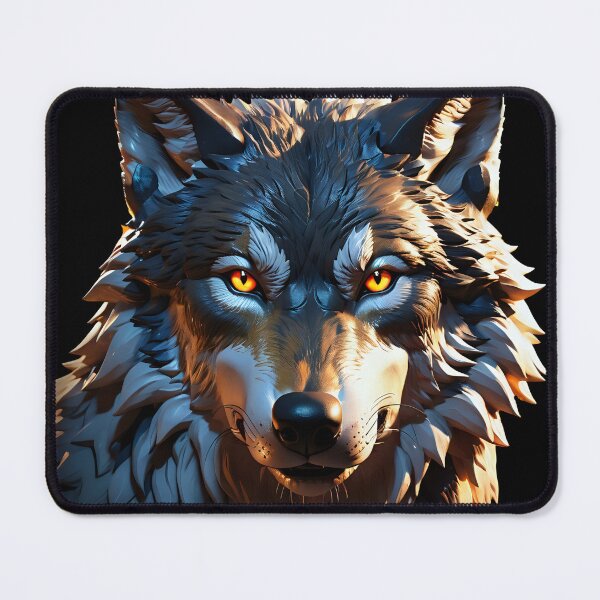Item preview, The fiery spirit of the fearless wild wolf [2]. designed and sold by MissYouONLY.