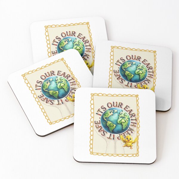 Item preview, It’s Our Earth – Keep It Safe | Cute Eco-Friendly Planet Design with Chick and Recycling Symbol designed and sold by stephenignacio.