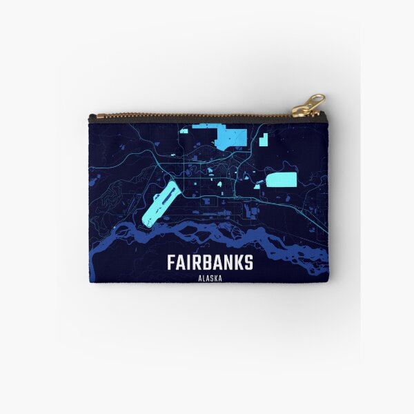 Item preview, Fairbanks Midnight City Map designed and sold by HomeLivingCo.