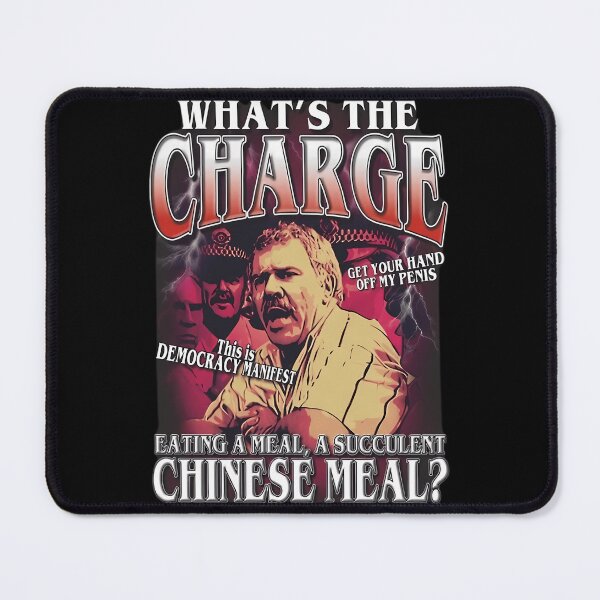 Item preview, What Is The Charge Eating A Meal A Succulent Chinese Meal Democra.cy Manife.st Meme designed and sold by MyrtieDicki.