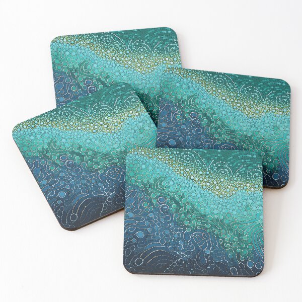 Item preview, Aboriginal Inspired Dot Art - Underwater Seascapes designed and sold by GrinGalore.