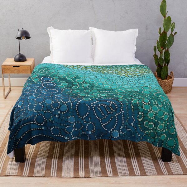 Item preview, Aboriginal Inspired Dot Art - Underwater Seascapes designed and sold by GrinGalore.