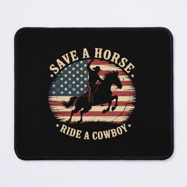 Item preview, Rodeo Cowboy Western Horse Usa Patriotic designed and sold by AnixieArtFun.