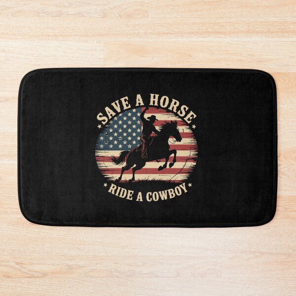 Item preview, Rodeo Cowboy Western Horse Usa Patriotic designed and sold by AnixieArtFun.