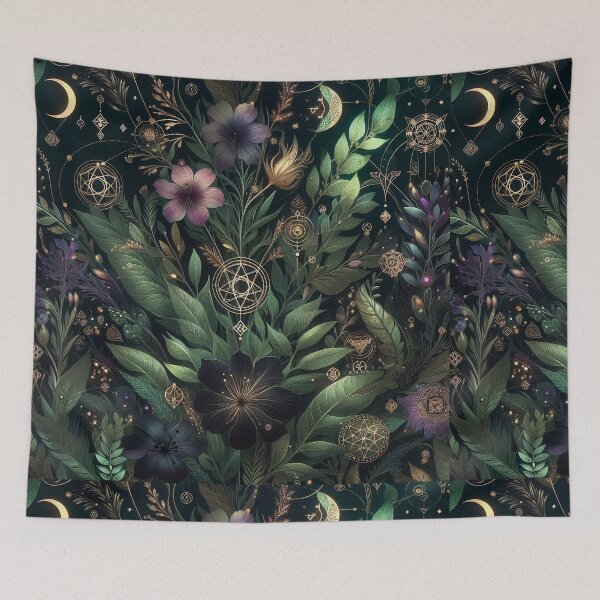 Item preview, Mystical Botanical Vision — Esoteric Nature Glow designed and sold by Roberta Calabrese.
