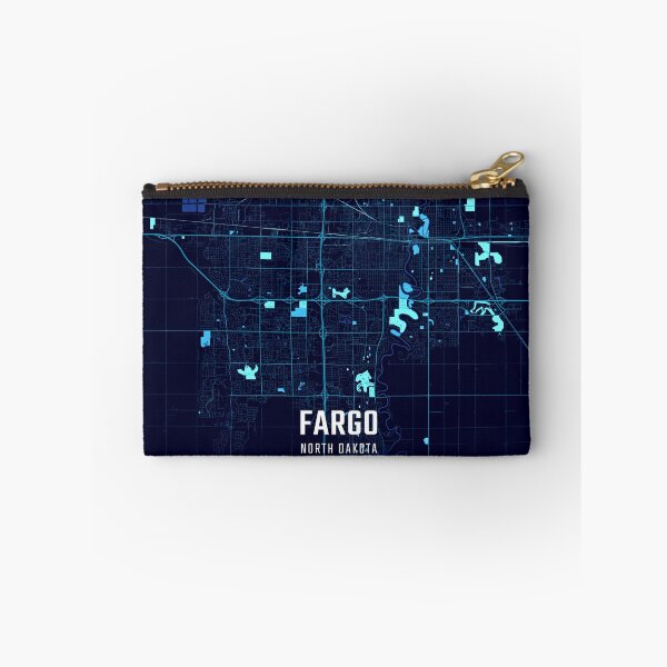 Item preview, Fargo Midnight City Map designed and sold by HomeLivingCo.