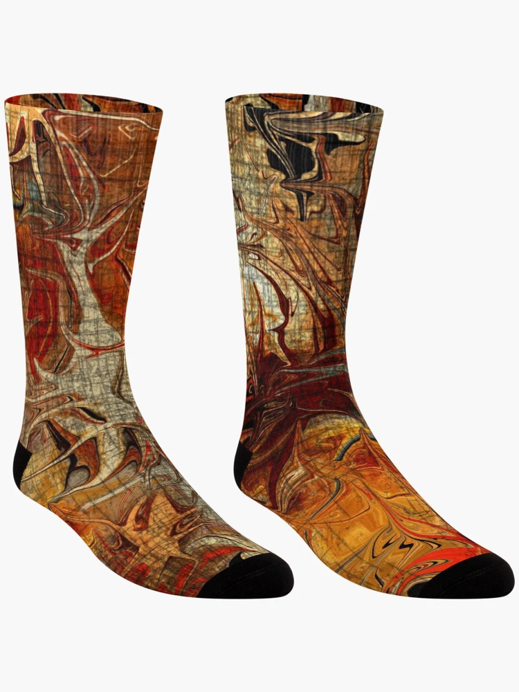 Thumbnail 3 of 5, Socks, Digital Abstract 9 designed and sold by studioabstract.