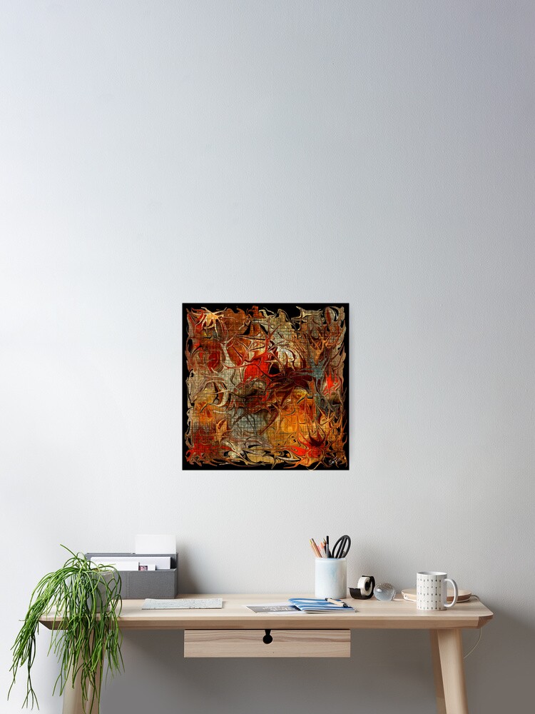 Thumbnail 2 of 3, Poster, Digital Abstract 9 designed and sold by studioabstract.