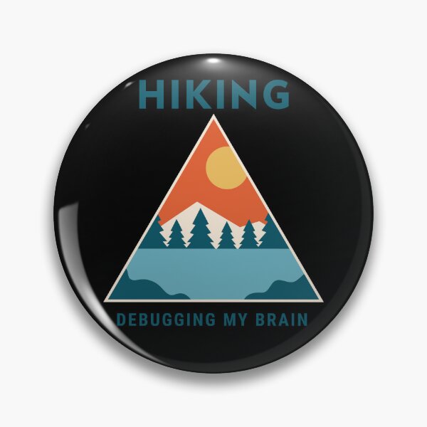 Item preview, Hiking: Debugging my Brain designed and sold by AlfredsTees.