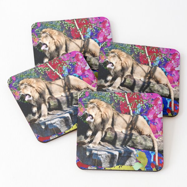 Item preview, The yawning lion – tranquility of the big cats / Swiss Artwork Photography designed and sold by Raphael Wolf.