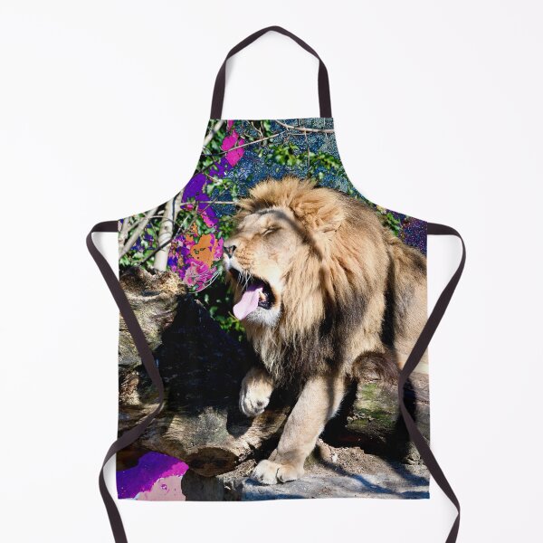 Item preview, The yawning lion – tranquility of the big cats / Swiss Artwork Photography designed and sold by Raphael Wolf.