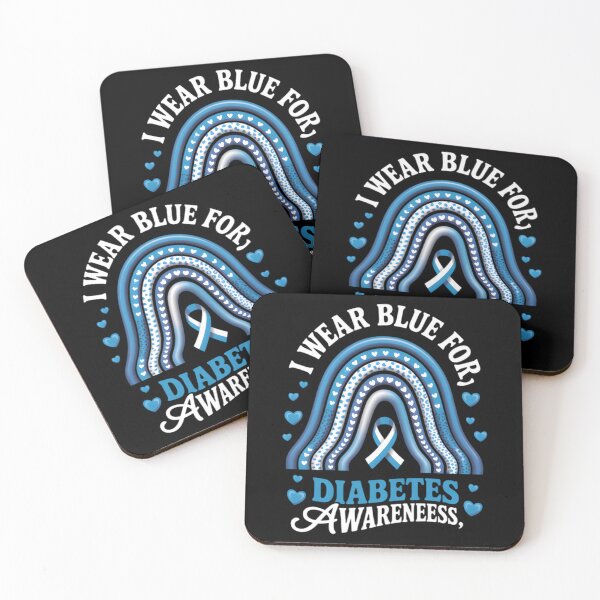 Item preview, I Wear Blue For Diabetes Awareness Rainbow Men Women designed and sold by MatthewConer.