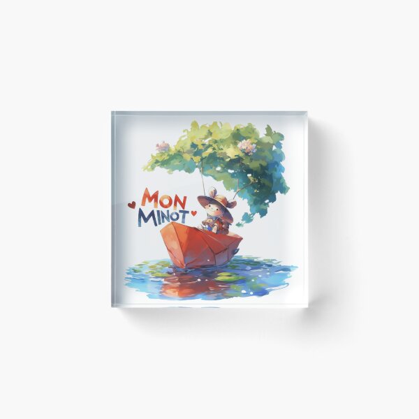 Item preview, My Minot on a little red boat designed and sold by Lenycherry_art.