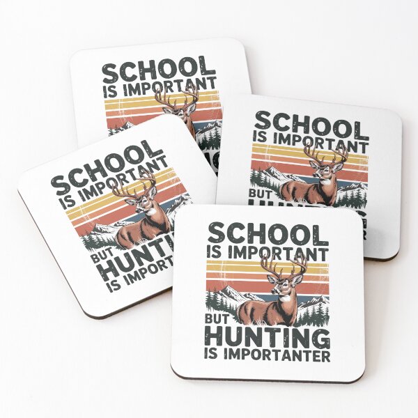 Item preview, School Is Important But Hunting Is Importanter  designed and sold by AnixieArtFun.
