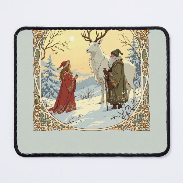 Item preview, Jultomten And Tomtemor With Julbocken Yule Goat designed and sold by taiche.