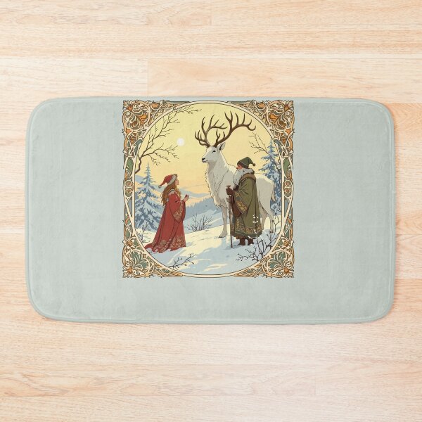 Item preview, Jultomten And Tomtemor With Julbocken Yule Goat designed and sold by taiche.