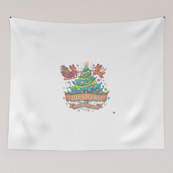 Item preview, JOY & PEACE. MERRY  CHRISTMAS designed and sold by likbatonboot.