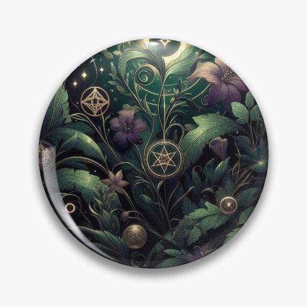 Item preview, Mystical Botanical Vision — Esoteric Nature Glow designed and sold by Roberta Calabrese.