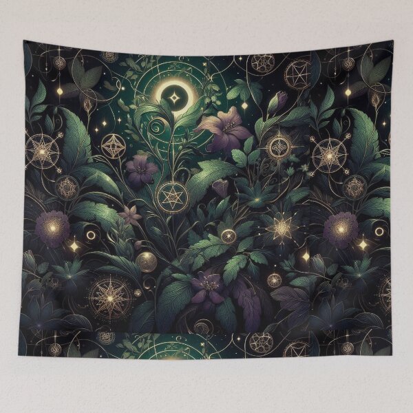 Item preview, Mystical Botanical Vision — Esoteric Nature Glow designed and sold by Roberta Calabrese.