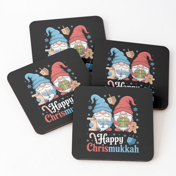 Item preview, Happy Christmukkah Hanukkah Christmas Gnome designed and sold by ValerieRodrigue.