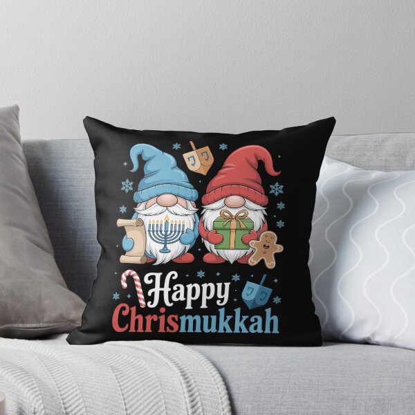 Item preview, Happy Christmukkah Hanukkah Christmas Gnome designed and sold by ValerieRodrigue.