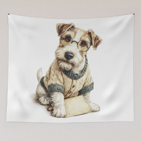 Item preview, Cute Terrier Puppy Sitting designed and sold by olenapetol.
