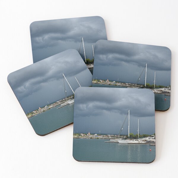 Item preview, Dramatic atmosphere at the coastal port designed and sold by franck380.