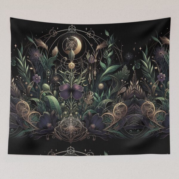Item preview, Mystical Botanical Vision — Esoteric Nature Glow designed and sold by Roberta Calabrese.
