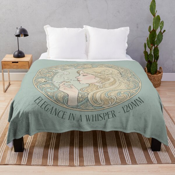 Item preview, Art Nouveau Woman Smoking - Elegance in a Whisper Poster. designed and sold by Spark2Seduction.