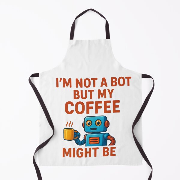 Item preview, I’m Not a Bot But My Coffee Might Be Funny designed and sold by Tender Flower Clothing.