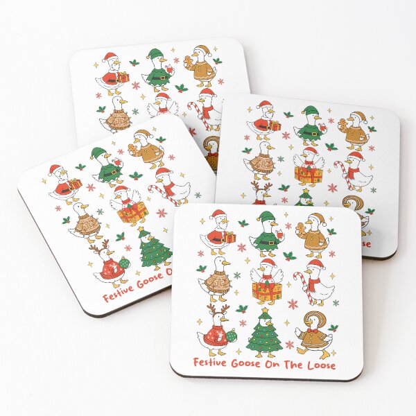 Item preview, Quote Funny Festive On Goose Silly Xmas Goose The Loose designed and sold by Rackaam777Art.