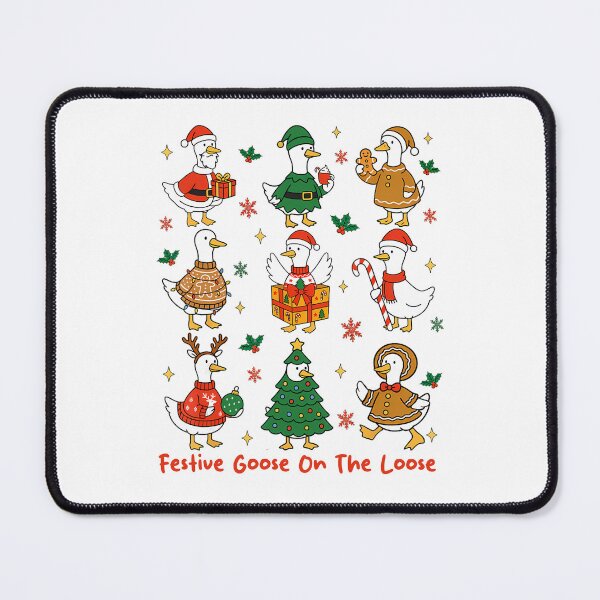 Item preview, Quote Funny Festive On Goose Silly Xmas Goose The Loose designed and sold by Rackaam777Art.
