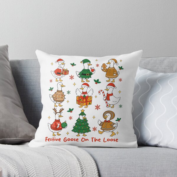 Item preview, Quote Funny Festive On Goose Silly Xmas Goose The Loose designed and sold by Rackaam777Art.