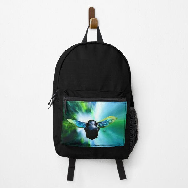 Item preview, The Blue Carpenter Bee – Flight into the Green Hole of Hope / Swiss Artwork Photography designed and sold by Raphael Wolf.