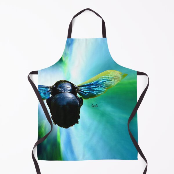 Item preview, The Blue Carpenter Bee – Flight into the Green Hole of Hope / Swiss Artwork Photography designed and sold by Raphael Wolf.