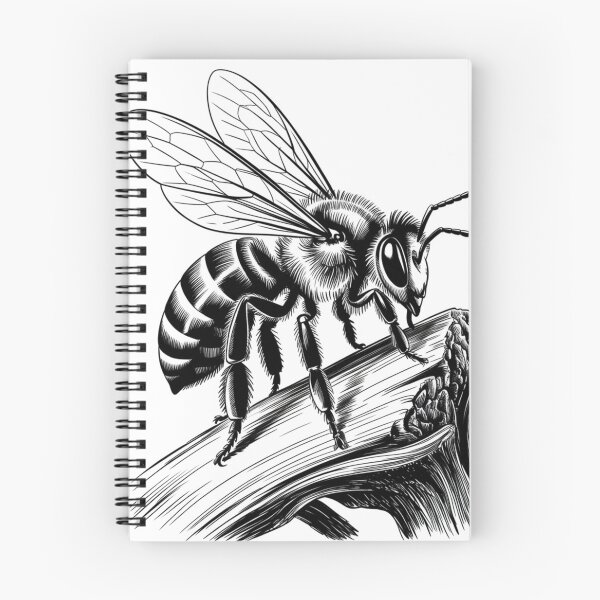 Item preview, A Bee On A Piece Of Wood designed and sold by SilexStudio.