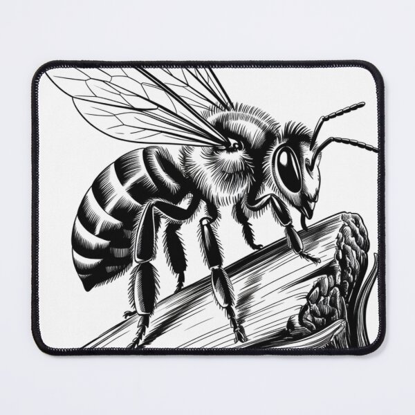 Item preview, A Bee On A Piece Of Wood designed and sold by SilexStudio.
