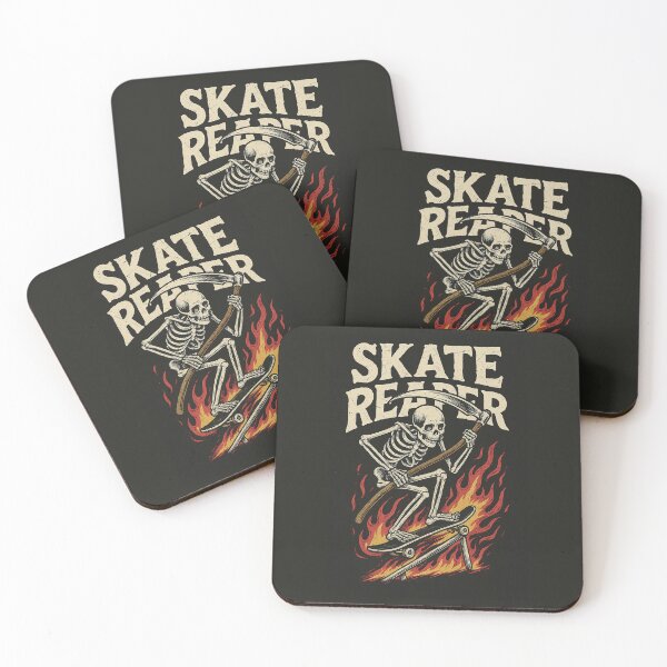 Item preview, SKATE REAPER – Ride the Flame designed and sold by bisha.