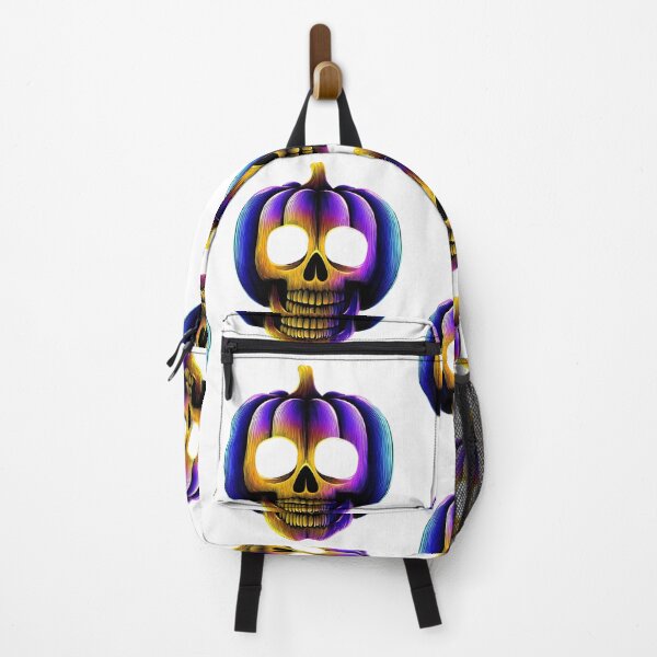 Item preview, Glowing skull pumpkin illustration designed and sold by olenapetol.